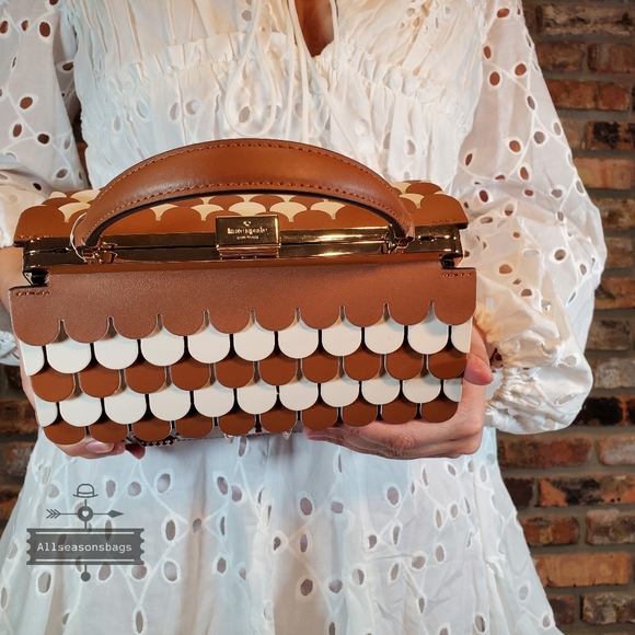 NWT AUTHENTIC Kate Spade Holiday Gingerbread House Novelty Crossbody Handbag - Picture 4 of 10